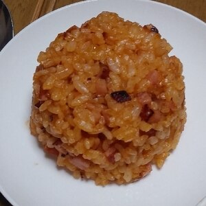 丸ごとトマトのチキンライス